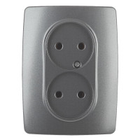 Розетка 2x2P Эра 12-2107-12 Б0031244