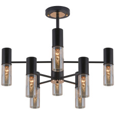 Люстра на штанге Illumico IL1295-8PPA-79 BK GD