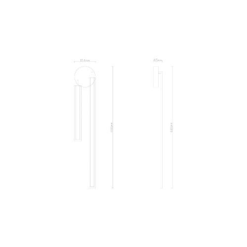 Настенный светильник Arte Lamp Dabih A2019AP-36BK