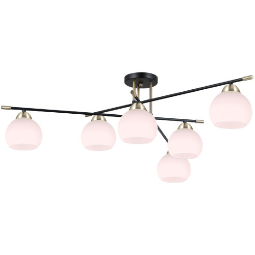 Потолочная люстра Illumico IL0446-6CSQ-24 BK AB LIBRA