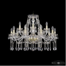 Подвесная люстра Bohemia Ivele Crystal 1413/10+5/300 G