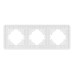 Рамка на 3 поста алюминиевая Arlight FRM-AKIRY-AL-3-SR 049728