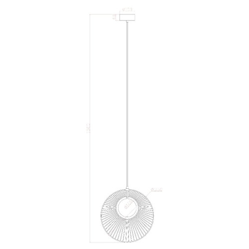 Подвесной светильник Arte Lamp Layla A2808SP-1BK