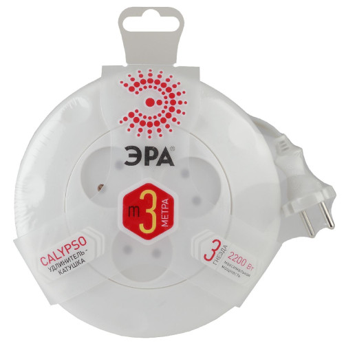 Удлинитель электрический Эра UR-3-3m-W Б0019038