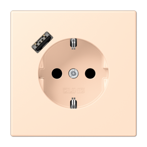 Розетка 2K+З USB Typ A Jung LC1520-18A238