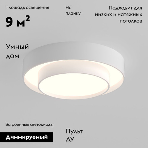 Потолочная люстра Eurosvet Force 90330/2 белый a065955
