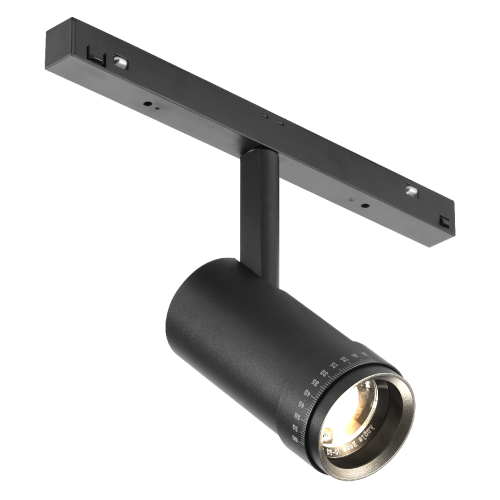 Трековый магнитный светильник iLedex Vision ZOOM 4822-020-D47-10W-10/60DG-4000K-BK