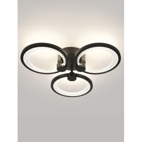 Потолочный светильник Эра Модерн Odry CLL-1-46W 3K-6,5K RC BK