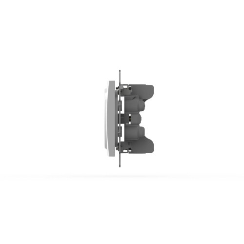 Розетка двухместная без заземления ELBI Zena Vega 609-015600-908