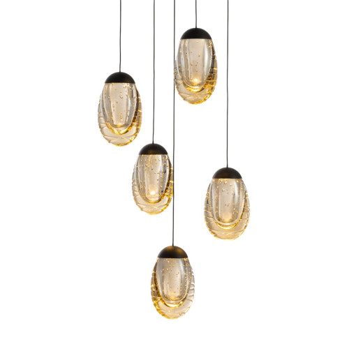 Подвесной светильник Delight Collection MD25090022-5A matt black/champagne Подвесной светильник Delight Collection MD25090022-5A matt black/champagne