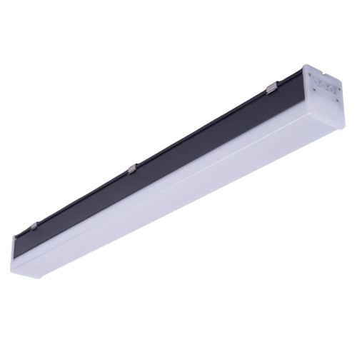 Линейный подвесной модульный светильник Uniel ULO-N10A-40W/6500K/L120 IP40 BLACK UL-00013258