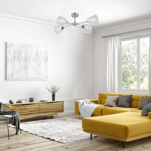 Люстра на штанге Escada Amarant 1104/4P Chrome Люстра на штанге Escada Amarant 1104/4P Chrome