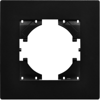 Рамка пластиковая на 1 пост Arlight FRM-PERIO-PL-1-BK 049689