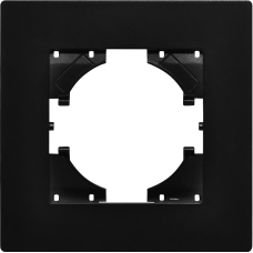Рамка пластиковая на 1 пост Arlight FRM-PERIO-PL-1-BK 049689