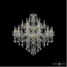 Подвесная люстра Bohemia Ivele Crystal 1415/12+6/300/2d G