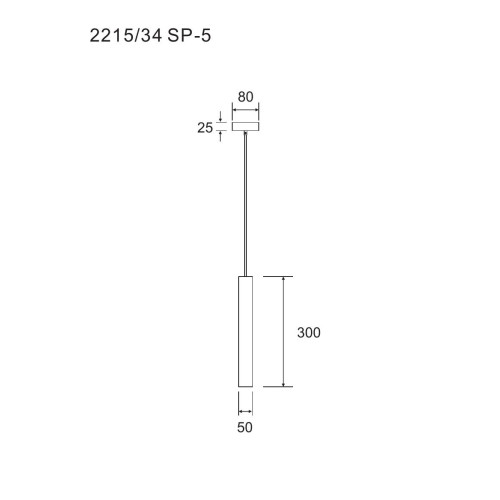 Подвесной светильник Divinare Cottero 2215/34 SP-5