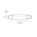 Питание центральное к треку 5040xx-(F)/(R) Lightstar Quattro 504187-FRPS