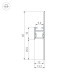 Алюминиевый профиль Arlight ARH-PLINTUS-FANTOM-2000 BLACK 038550