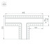Тройник Arlight SL-LINIA55-FANTOM 030133