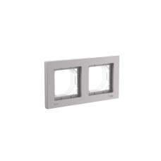 Рамка 2-ая, универсальная Systeme Electric AtlasDesign Aqua Алюминий ATN440302