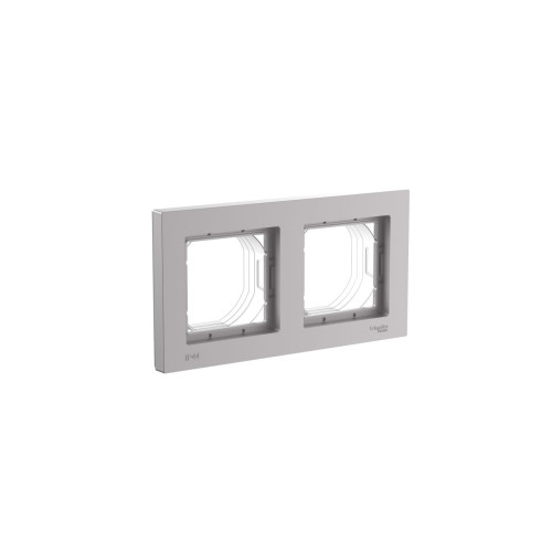 Рамка 2-ая, универсальная Systeme Electric AtlasDesign Aqua Алюминий ATN440302