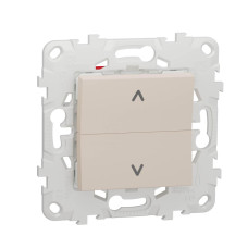 Выключатель двухклавишный Schneider Electric Unica New NU520744