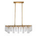 Люстра на штанге Indigo Brina 12027/10PL Brass V000367