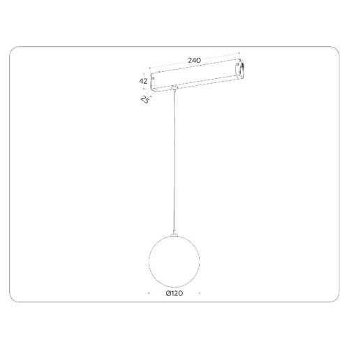 Трековый магнитный светильник Ambrella Light Magnetic 220V GL1441