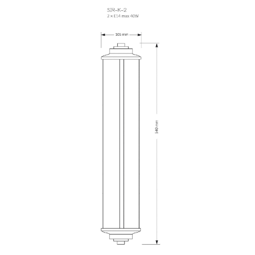 Настенный светильник Kutek Mood Siri SIR-K-2(CZ) 540