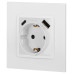 Розетка со шторками с USB type-A+C Эра Elegance 14-4108-01 Б0067736