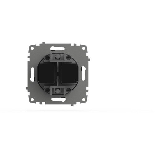 Розетка компьютерная двухместная ( Cat 6) ELBI Zena Vega 609-011100-248