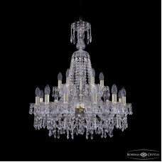 Подвесная люстра Bohemia Ivele Crystal 1403/12+6/240/XL-80 G