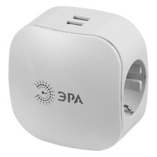 Сетевой разветвитель ЭРА SP-3e-USB-2A Б0015243