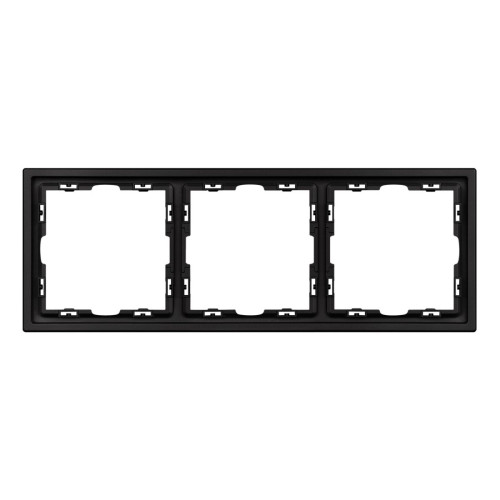 Рамка пластиковая Arlight FRM-NOBE-SFPL-3-BK 054220 Рамка пластиковая Arlight FRM-NOBE-SFPL-3-BK 054220