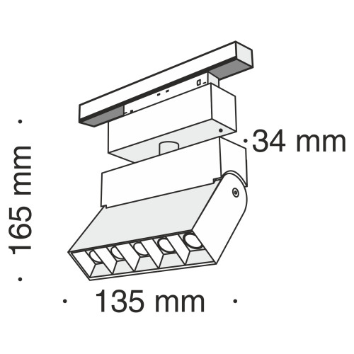 Трековый светильник Maytoni Track lamps TR015-2-10W4K-B