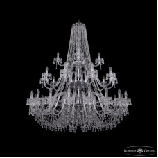 Подвесная люстра Bohemia Ivele Crystal 1410/20+10+5/530/3d Ni V0300