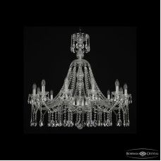 Подвесная люстра Bohemia Ivele Crystal 1413/12/360/XL-100 Ni
