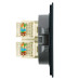 Розетка компьютерная 2-местная RJ-45 (механизм) Stekker Мия RST00-3111-05 50451