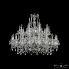 Подвесная люстра Bohemia Ivele Crystal 1411/20+10/360/2d Ni