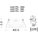 Встраиваемый светильник Arte Lamp A3217PL-1BK