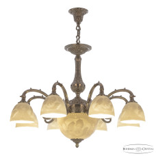 Подвесная люстра Bohemia Ivele Crystal Verona 72109P/8/210 Ni P1 D Angel