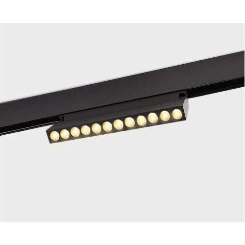 Трековый магнитный светильник Italline Atom IT012-5023 black 3000K