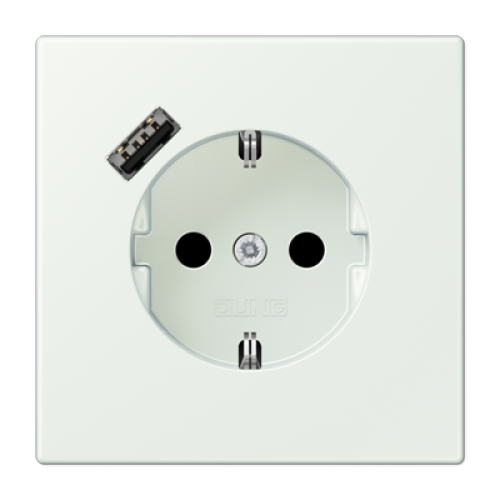 Розетка 2K+З USB Typ A Jung LC1520-18A210