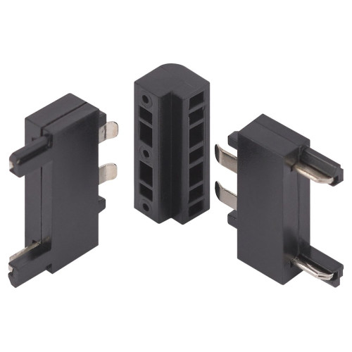 Коннектор  угловой внутренний для тонкого магнитного шинопровода Эра TRM-S5-CCW BK