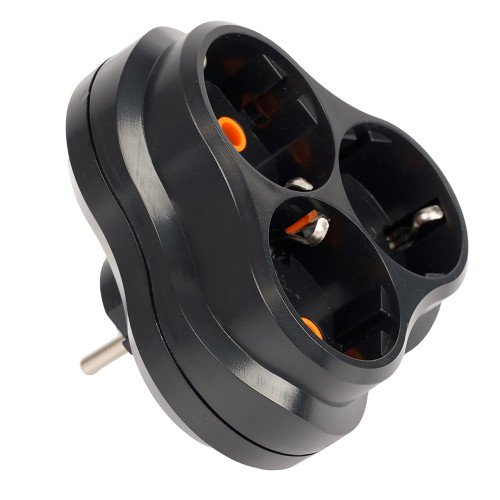 Разветвитель сетевой 3-местный Stekker 250V 16A ABS ADP16-23-21 50682