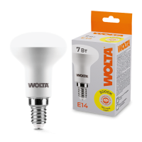 Светодиодная лампа WOLTA 7Вт 3000K E14 грибок матовый 25Y50R7E14