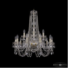 Подвесная люстра Bohemia Ivele Crystal 1402/10+5/240/h-75 G