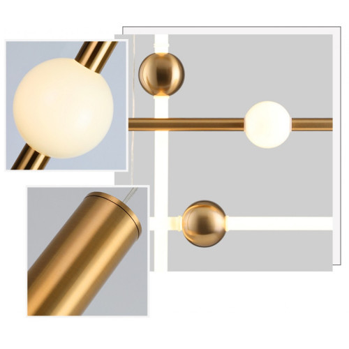 Подвесной светильник Delight Collection Orion 10053P/4 gold
