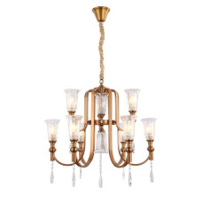 Подвесная люстра Lumina Deco Rionella LDP 8041-6+3 S.GD