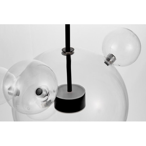 Подвесной светодиодный светильник Lumina Deco Neroni LDP 6016-3+1 BK